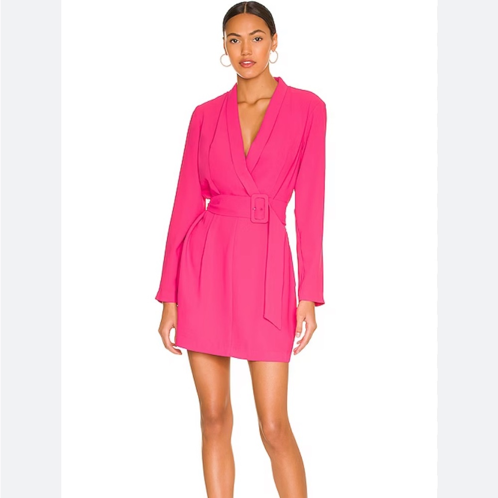 Arna Dress by Amanda Uprichard
Color Cerise size small